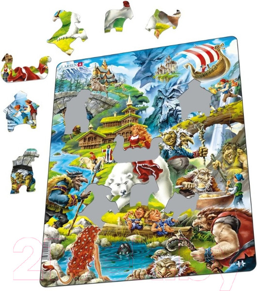 Изображение товара Пазл LARSEN Сказочные герои US23