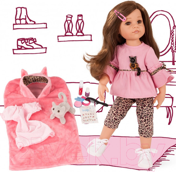 Изображение товара Кукла с аксессуарами Gotz Ханна Собирается в гости / 2059094 (50см)