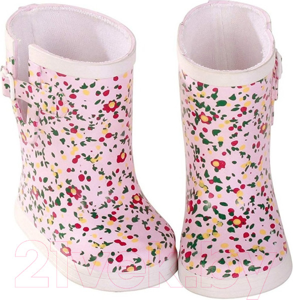 Изображение товара Аксессуар для куклы Gotz Резиновые сапоги в цветочек 42-50см / 3402150
