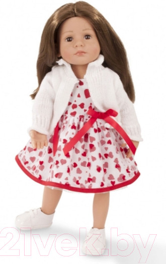 Изображение товара Аксессуар для куклы Gotz Набор одежды: платье с сердечками, кофта, кеды / 3403319