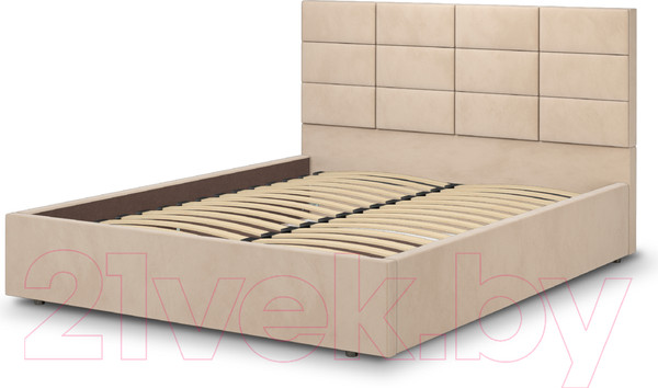 Изображение товара Двуспальная кровать Аквилон Тэфи 16 М (конфетти крем)