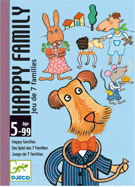 Изображение товара Настольная игра Djeco Счастливая семейка / 05115