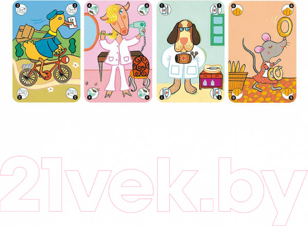 Изображение товара Настольная игра Djeco Счастливая семейка / 05115