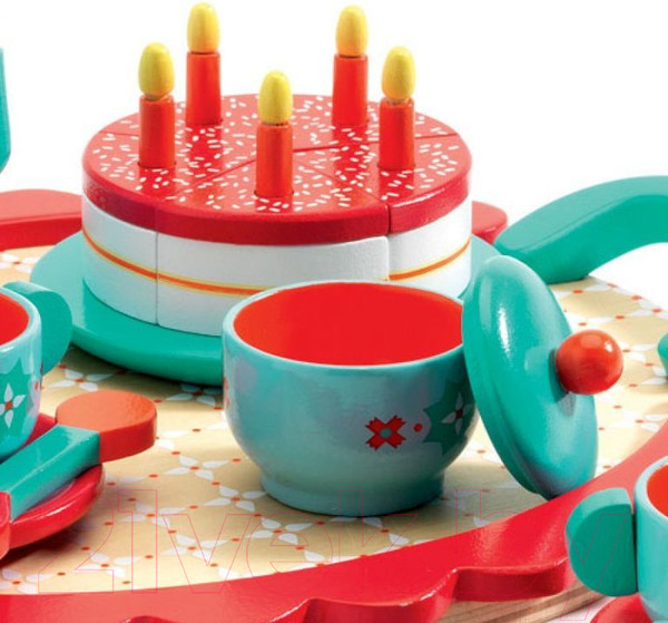 Изображение товара Набор игрушечной посуды Djeco Чаепитие у Лисички / 06633