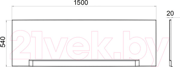 Изображение товара Экран для ванны Triton London/Дюна/Эмма 150