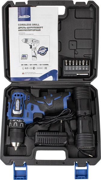 Изображение товара Аккумуляторная дрель-шуруповерт Redbo LD-16BL