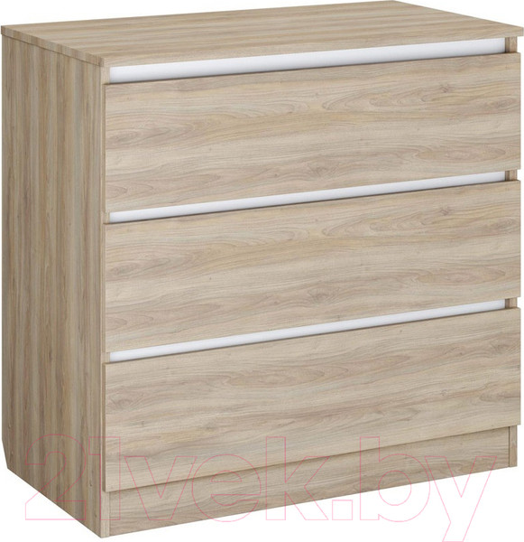 Изображение товара Комод пеленальный Polini Kids Simple 1980 / 0002323.41 (вяз/белый)