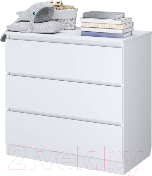 Изображение товара Комод пеленальный Polini Kids Simple 1980 / 0002323.9 (белый)