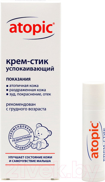Изображение товара Крем детский Atopic Успокаивающий крем-стик (4.9мл)