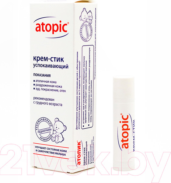 Изображение товара Крем детский Atopic Успокаивающий крем-стик (4.9мл)