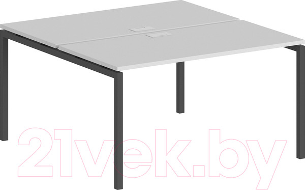 Изображение товара Комплект письменных столов Norden 160x143.8x75 / SG.246.WH.44.AN (антрацит/белый)