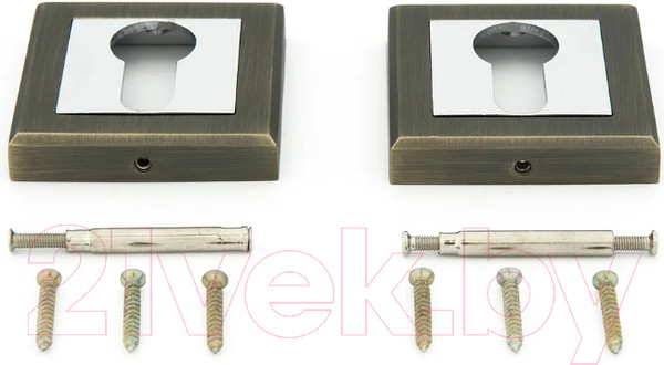 Изображение товара Накладка на цилиндр Loid АВ Под ключ Квадратная