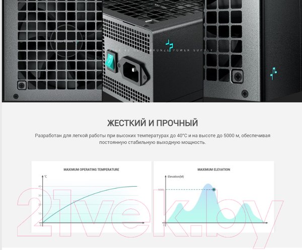 Изображение товара Блок питания для компьютера Deepcool PK750D (R-PK750D-FA0B-EU)