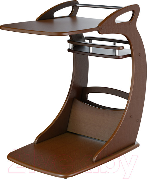 Изображение товара Приставной столик Мебелик Фаворит (орех)