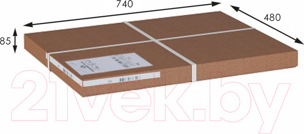 Изображение товара Приставной столик Мебелик Фаворит (орех)