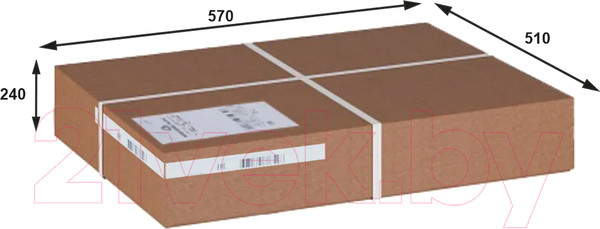 Изображение товара Этажерка Мебелик Джульетта-2 (дуб шампань)