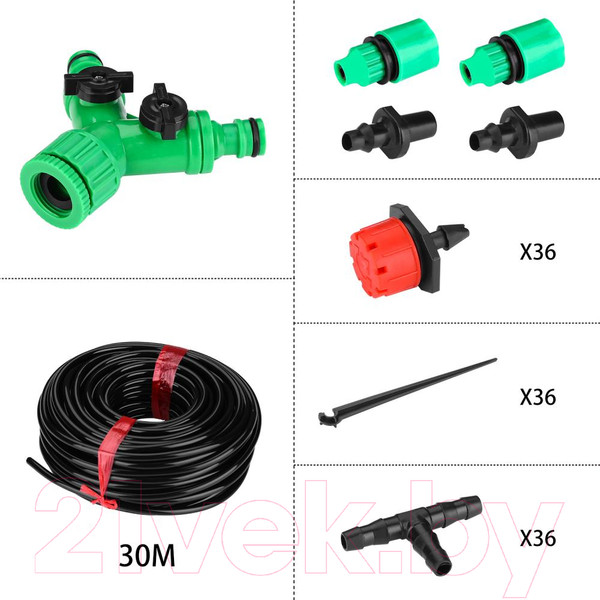 Изображение товара Система капельного полива Deko DKI30 Set / 065-0958