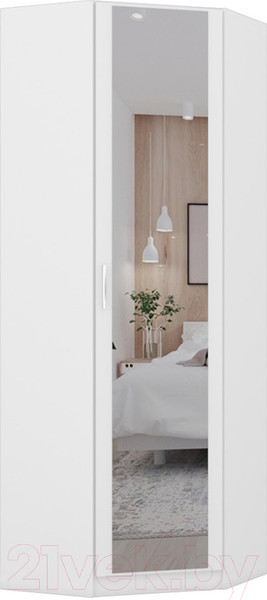 Изображение товара Шкаф Интермебель Марсель 1 зеркало / МР-11 (белый премиум)