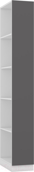 Изображение товара Шкаф-пенал Интермебель Марсель 420 / МР-13 (графит серый)