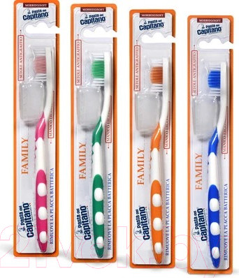 Изображение товара Зубная щетка Pasta del Capitano Family мягкая
