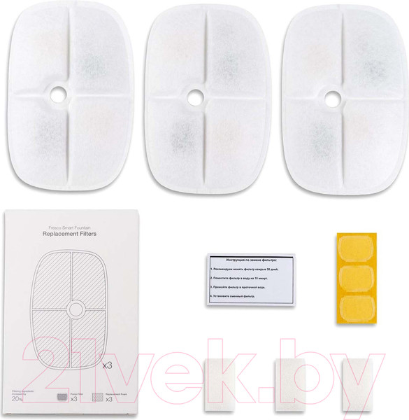 Изображение товара Фильтр для поилки Petoneer Fresco Pro/Ultra / FS010 (3шт)