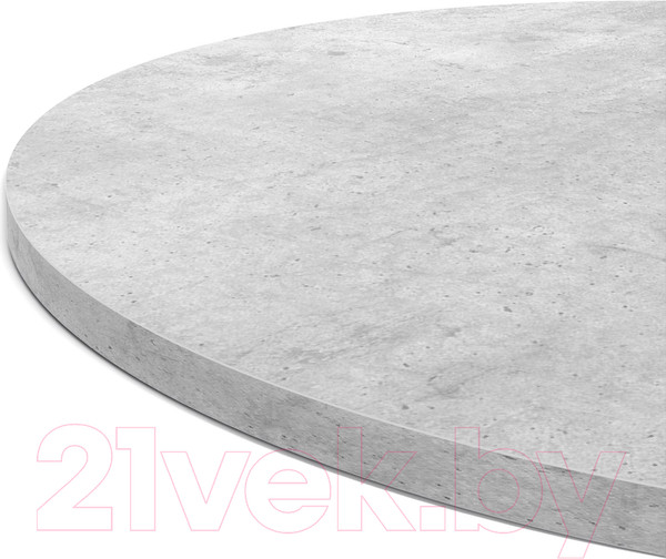 Изображение товара Обеденный стол Sheffilton SHT-TU2-1/90 ЛДСП (черный муар/бетон чикаго светло-серый)