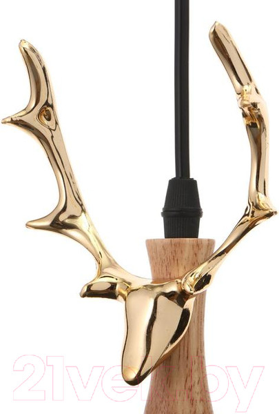 Изображение товара Потолочный светильник BayerLux Олень 5073742 (черный/золото)