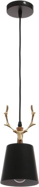Изображение товара Потолочный светильник BayerLux Олень 5073742 (черный/золото)