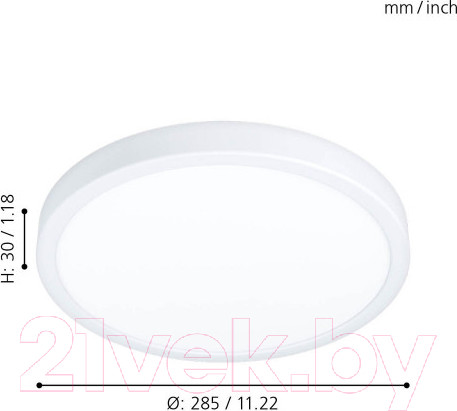 Изображение товара Точечный светильник Eglo Fueva 5 99265
