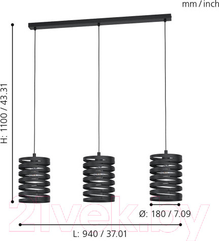 Изображение товара Люстра Eglo Cremella 99347