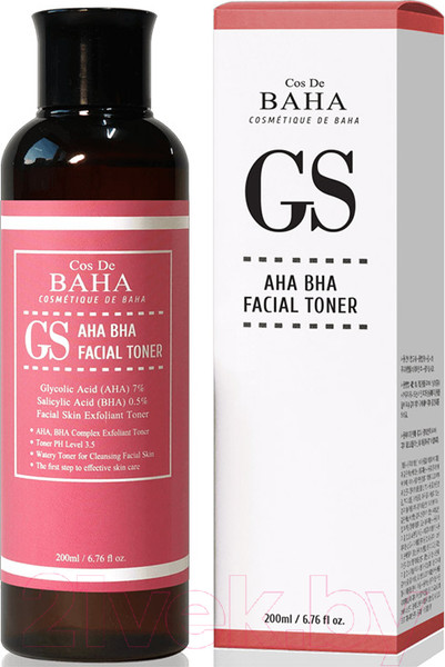 Изображение товара Тонер для лица Cos de Baha AHA/BHA GS Facial Toner (200мл)