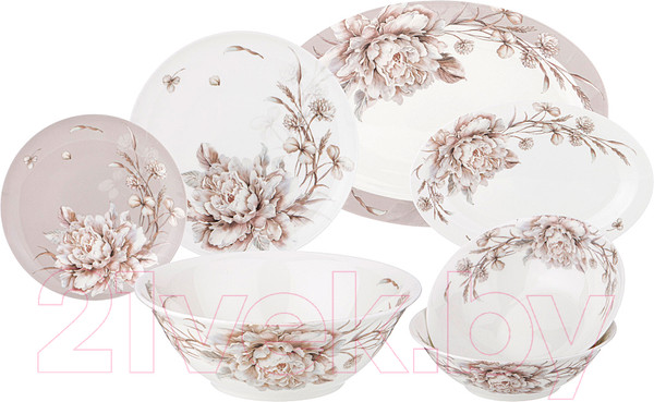 Изображение товара Набор тарелок Lefard White flower / 415-2240 (23шт)