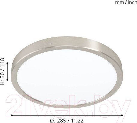 Изображение товара Потолочный светильник Eglo Fueva 5 99221