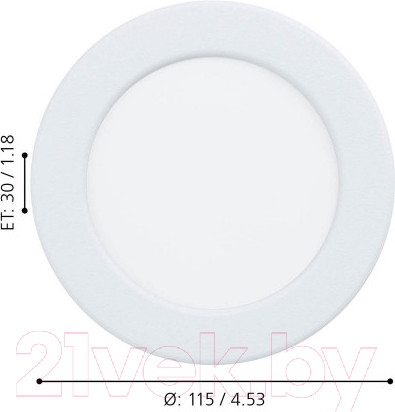 Изображение товара Точечный светильник Eglo Fueva 5 99148