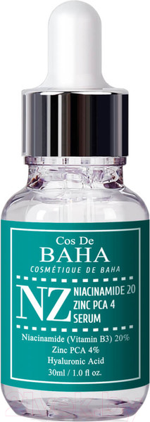 Изображение товара Сыворотка для лица Cos de Baha Niacinamide 20 Serum (30мл)
