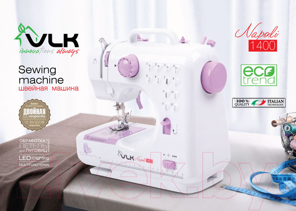Изображение товара Швейная машина VLK Napoli 1400 (белый)