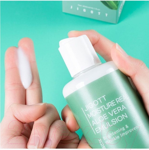 Изображение товара Эмульсия для лица Jigott Moisture Real Aloe Vera Emulsion (300мл)