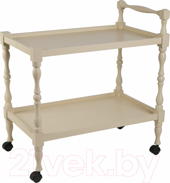 Изображение товара Сервировочный столик Мебелик Бридж (слоновая кость)