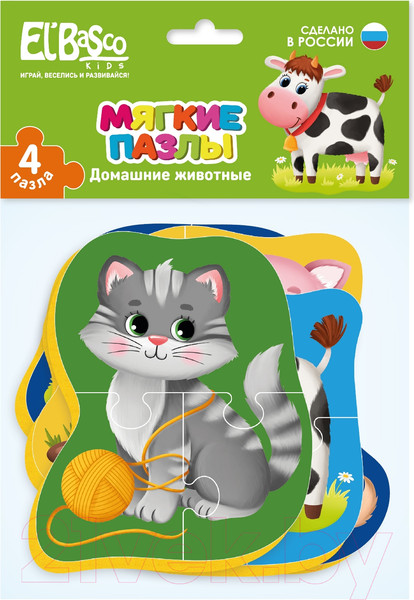 Изображение товара Развивающий игровой набор El'Basco Toys Домашние животные / ET02-002