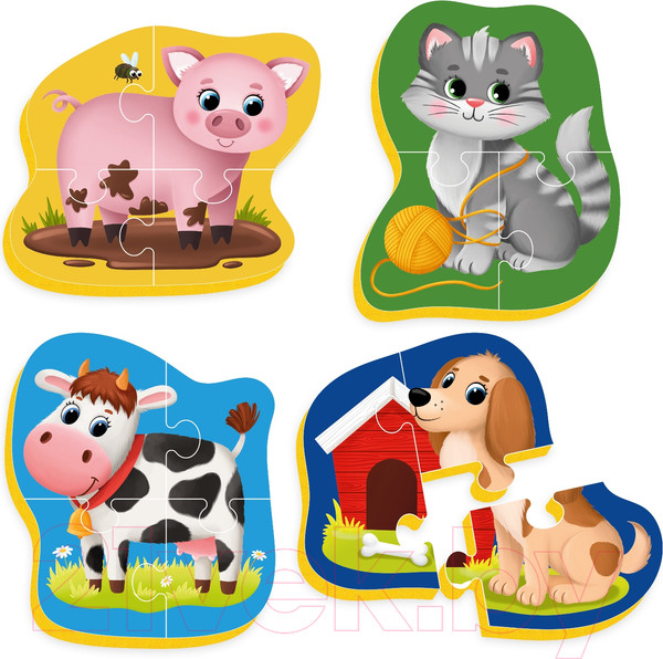 Изображение товара Развивающий игровой набор El'Basco Toys Домашние животные / ET02-002