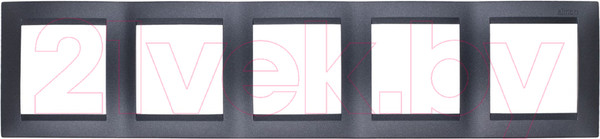 Изображение товара Рамка для выключателей и розеток Simon 1500650-038 (графит)
