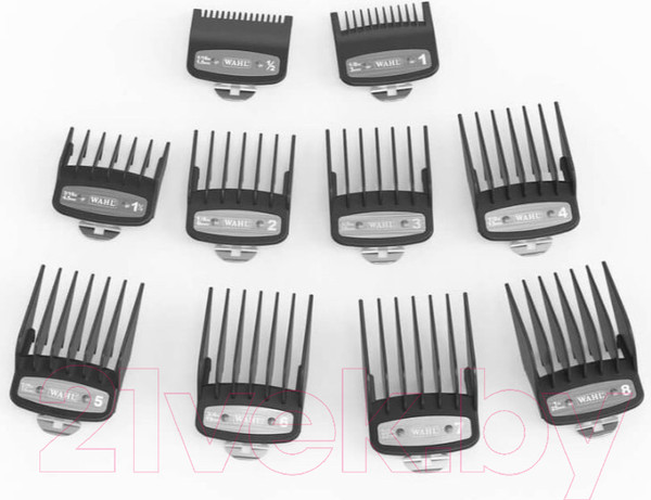 Изображение товара Набор насадок к машинке для стрижки волос Wahl 3421-100 (10шт)