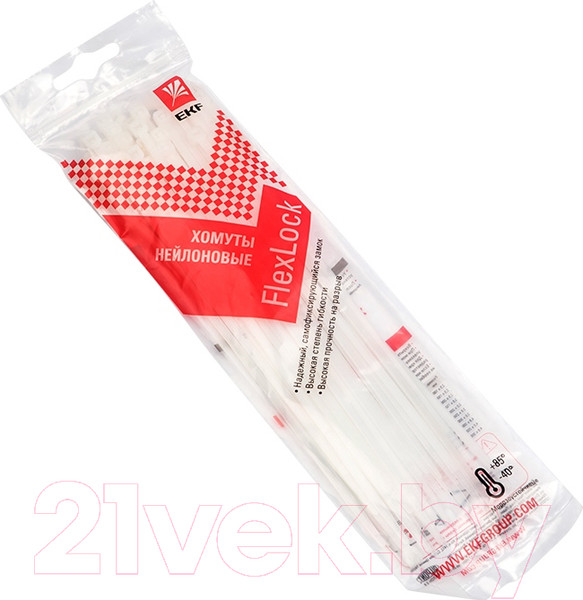 Изображение товара Стяжка для кабеля EKF 3.6x370 / plc-c-3.6x370 (100шт)