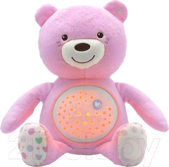 Изображение товара Интерактивная игрушка Chicco Мишка / 80151 (розовый)