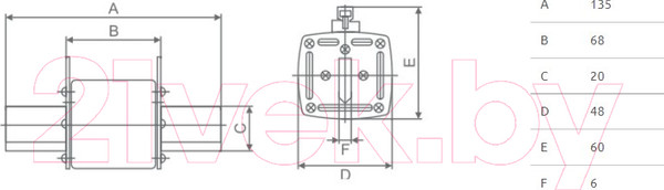 Изображение товара Предохранитель плавкий низковольтный КС ППН-35 габарит 1 125А / 84747