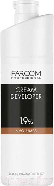 Изображение товара Крем для окисления краски Farcom Professional Cream Developer 1.9% 6 Vol (1л)