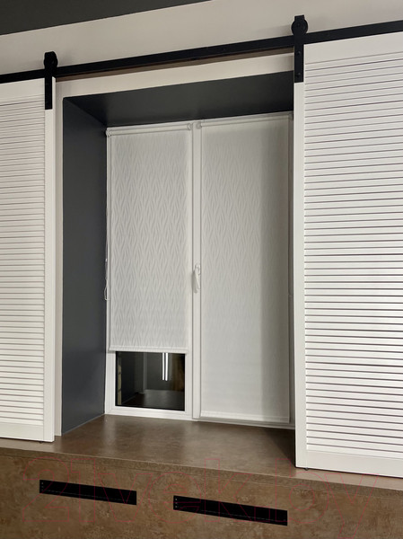 Изображение товара Рулонная штора АС МАРТ Делис 57x160 (белый)