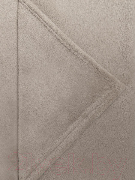 Изображение товара Плед TexRepublic Absolute Однотонный Фланель 140x200 / 37029 (серый-бежевый)