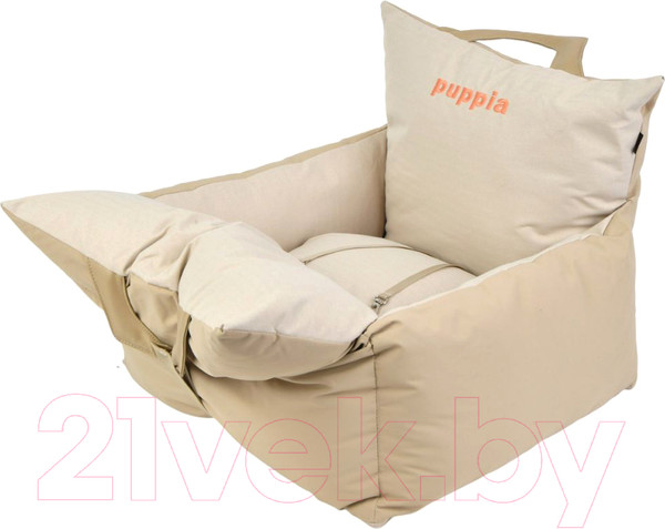 Изображение товара Автокресло для собак Puppia Car Seat / PAUA-AU5981-BE-M (бежевый)