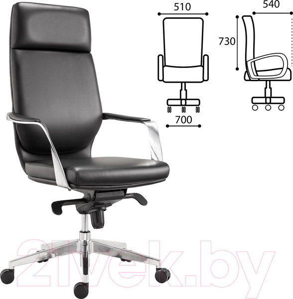 Изображение товара Кресло офисное Brabix Premium Resonance EX-755 / 532487 (черный)